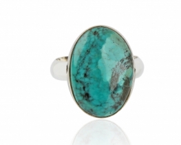 Silver Ring Turquoise Nepal