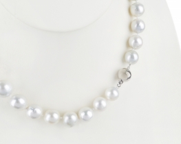 Pearl necklece WHITE SWAN - South Sea Pearls 12 -15 mm