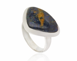 Silver Ring Azurite - several sizes
