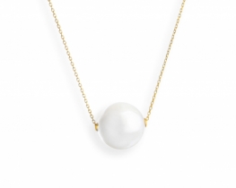 Gold Chain Necklace MIU - Southsea Pearl 12 mm