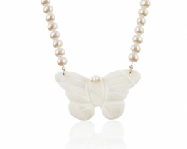 Pearl Necklace Miramar Papillon