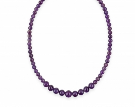Allegro Amethyst necklace 6 - 10 mm