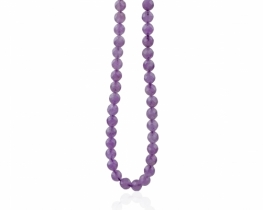 Lavender Amethyst Necklace & Bracelet 8 mm