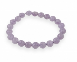 Lavender Amethyst Necklace & Bracelet 8 mm