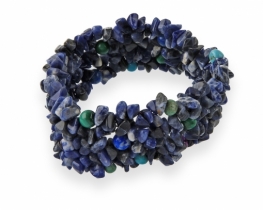 Bracelet Metropolis Lapis lazuli & Sodalite 