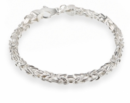 Silver Bracelet BYZANTINE - Royal Bond 5 mm