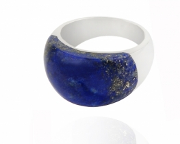 Silver Ring OASIS - Lapis, Jade, Turquoise