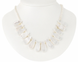 Necklace Oceania White Pearls & MOP