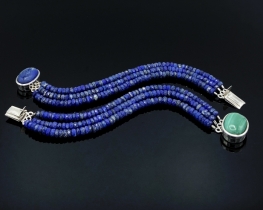 Bracelet Lapis Lazuli Royal Blue 3R