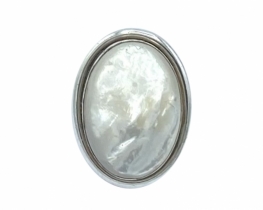 Silver Ring Mother of Pearl AA