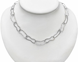 Silver Necklace LiLou - Silver & Gold Vermeil