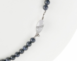 Necklace Blue Sapphire 4 mm