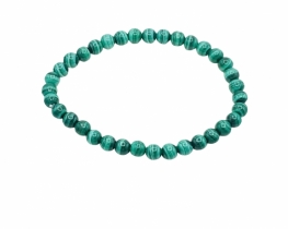 Necklace & Bracelet Malachite beads 4 mm