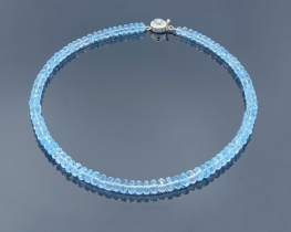 Blue Topaz Necklace & Bracelet Mystic Blue 