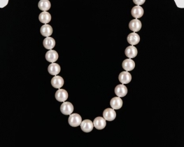 Biserna ogrlica OPRAH 13-15 mm - srebro