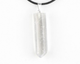 Pendant Rock Crystal Point on cord