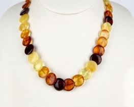 Amber Necklace Omega 12 - 18 mm