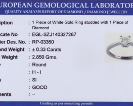 Gold Ring With Diamond SIRIUS