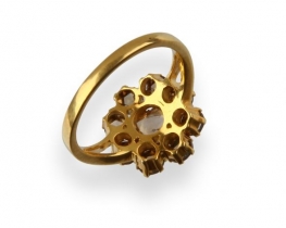 Golden Ring DIAMOND ROSE STAR