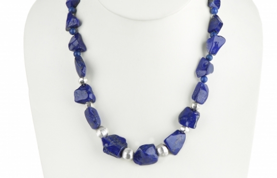 Lapis Lazuli Necklace Sar e Sang