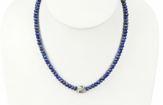 Ogrlica lapis lazuli MERIDIAN 6 mm
