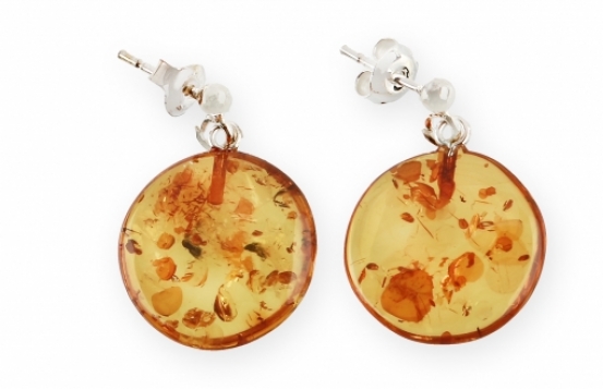 Amber Earrings OMEGA 14 mm