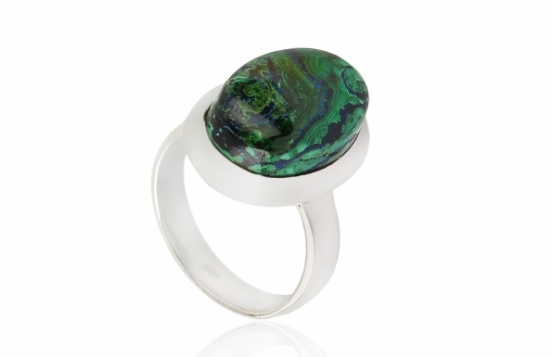 Silver Ring Azurite - several sizes