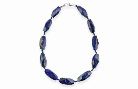 Lapis lazuli Necklace 12 x 30 mm