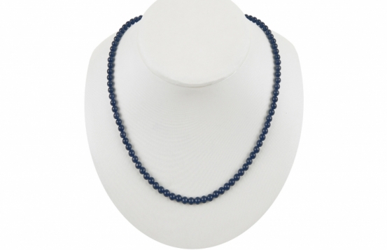 Blue Sapphire Necklace 4.5 mm