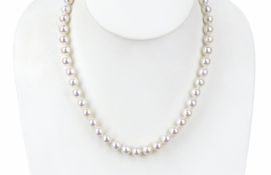 Pearl Necklace CASHMERE BEAUTY - Akoya 8.5 mm