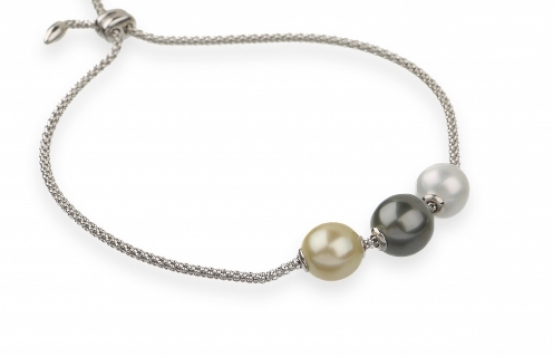 Silver Bracelet Miu - Sea Pearls 10 mm 