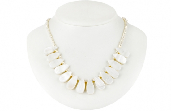 Necklace Oceania White Pearls & MOP