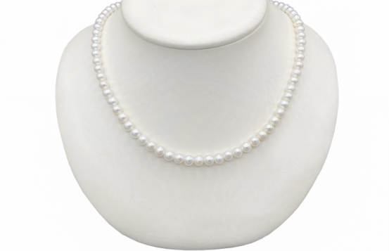 Pearl Necklace Minima Gold 5 mm