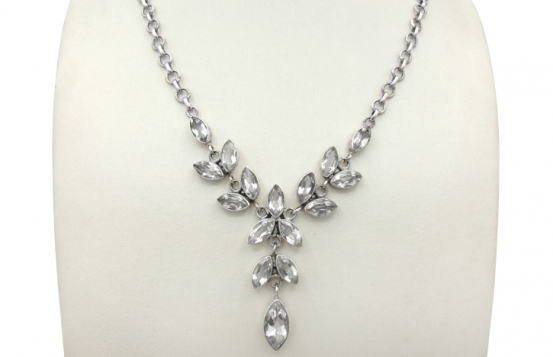 Silver Necklace Anabella- Rock Crystal