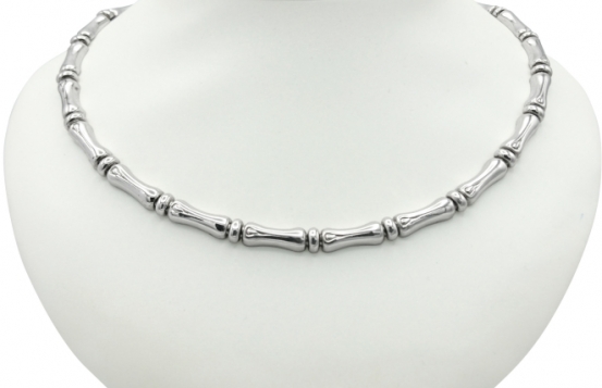 Silver Necklace Chete & Laroche