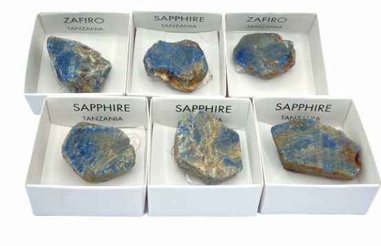 Blue Sapphire natural crystals 