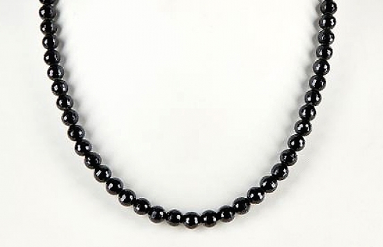 Black Tourmaline Necklace 10 mm