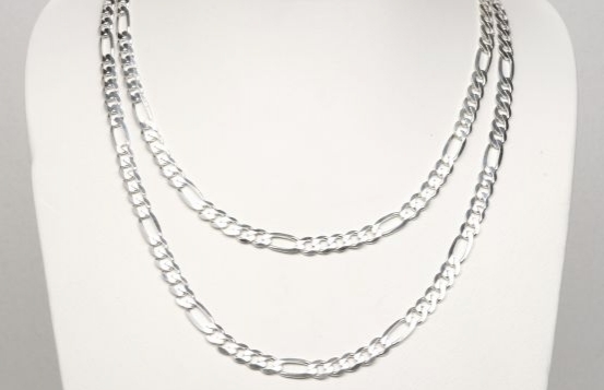 Silver Chain Figaro 018 - 50 & 60 cm