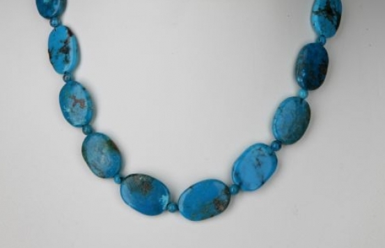 Turquoise necklace 15 x 20 mm
