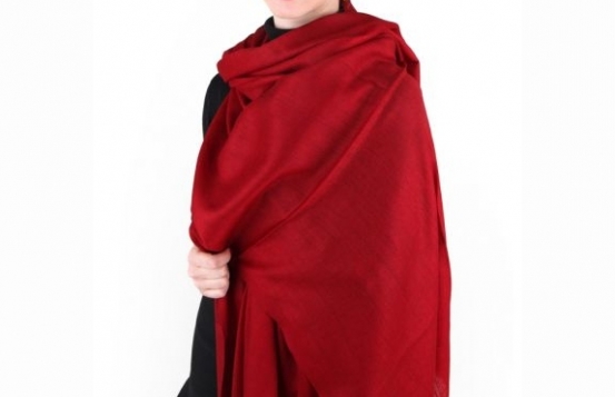 PURE Cashmere Scarf - Red
