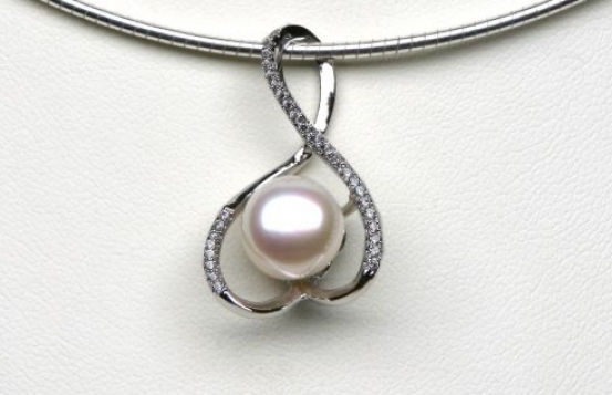 Silver Pendant with Pearl HARMONY