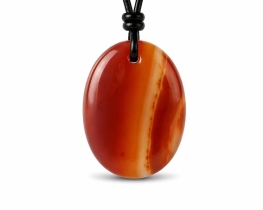 Obesek ognjeni Karneol Royal Samarkand