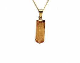Imperialni zlati topaz obesek - zlato