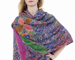 Vezen Svileni šal OASIS