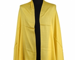 Pure CASHMERE SCARF - Yellow