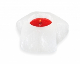 Selenite Star Candle holder 90 x 45 mm