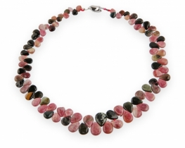 Tourmaline Necklace Multicolor teradrops