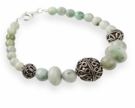 Jade Bracelet 6 -14 mm Antique