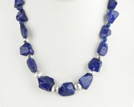 Lapis Lazuli Necklace Sar e Sang