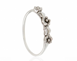 Silver Ring FLOWER LOVE